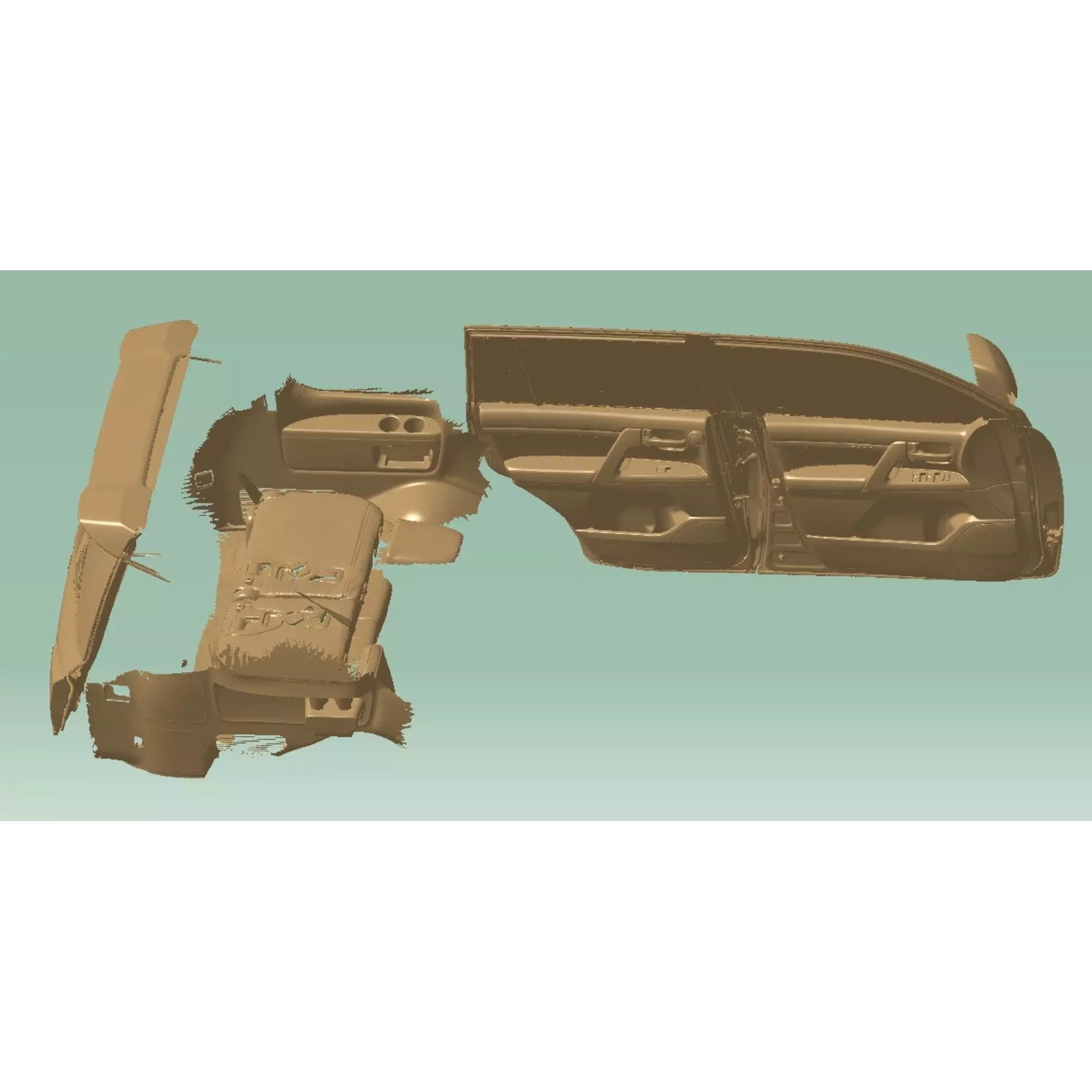 Toyota LC200 5700 VXR - Scanned 3D Model - View 11