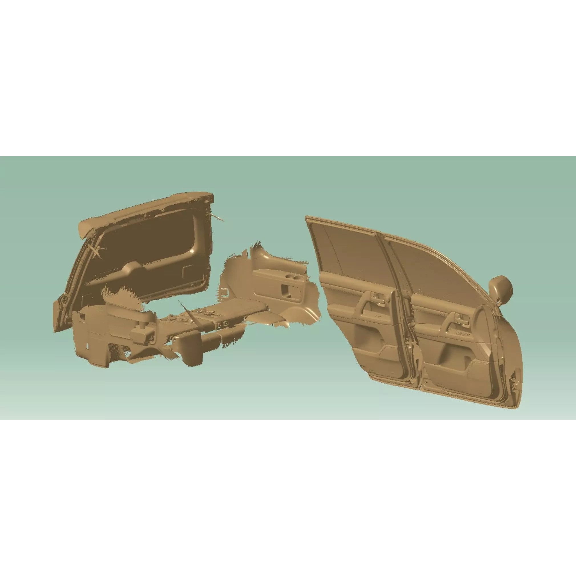Toyota LC200 5700 VXR - Scanned 3D Model - View 12