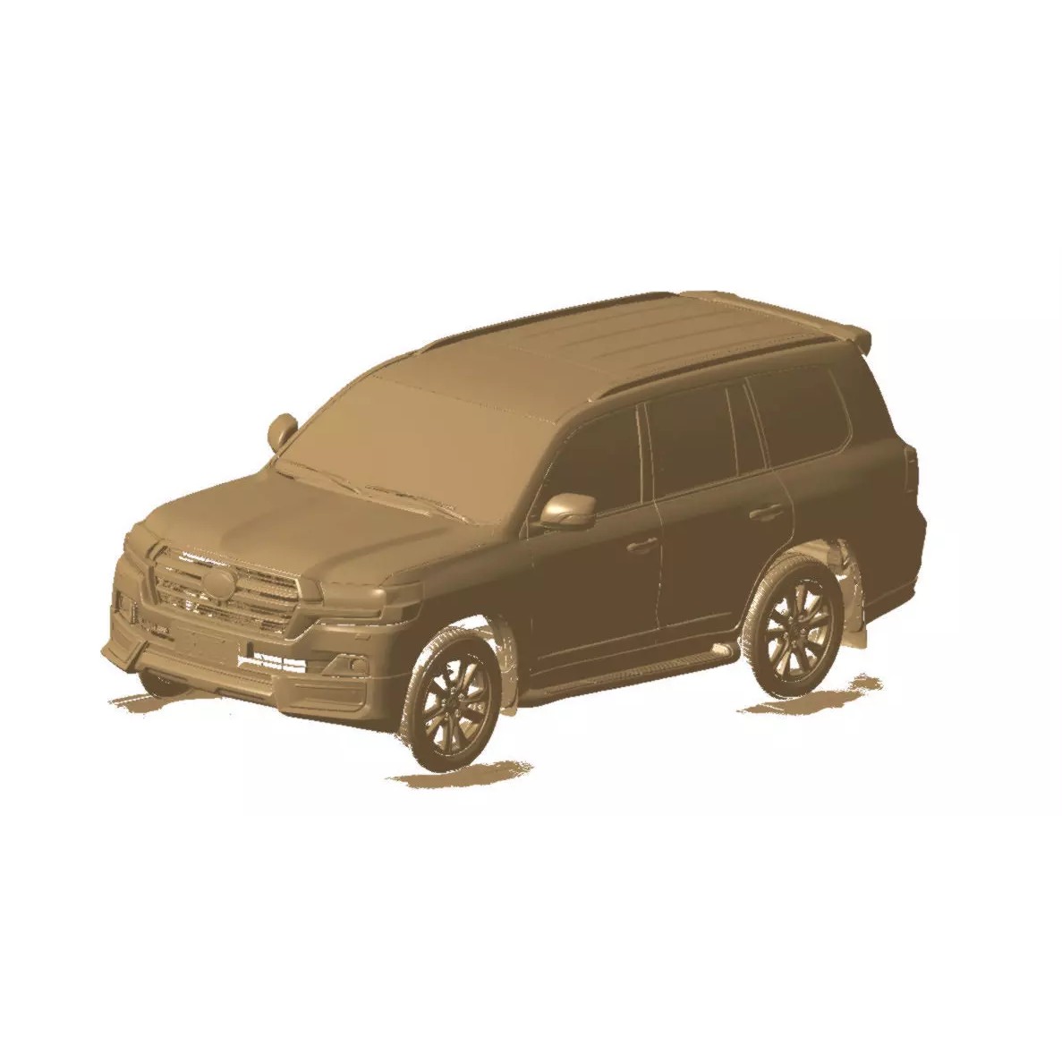 Toyota LC200 5700 VXR - Scanned 3D Model - View 2
