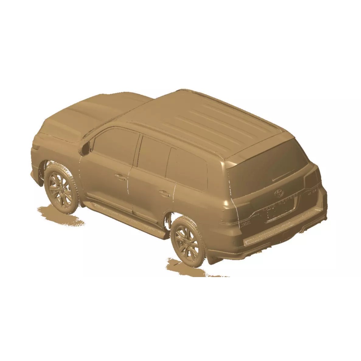 Toyota LC200 5700 VXR - Scanned 3D Model - View 3
