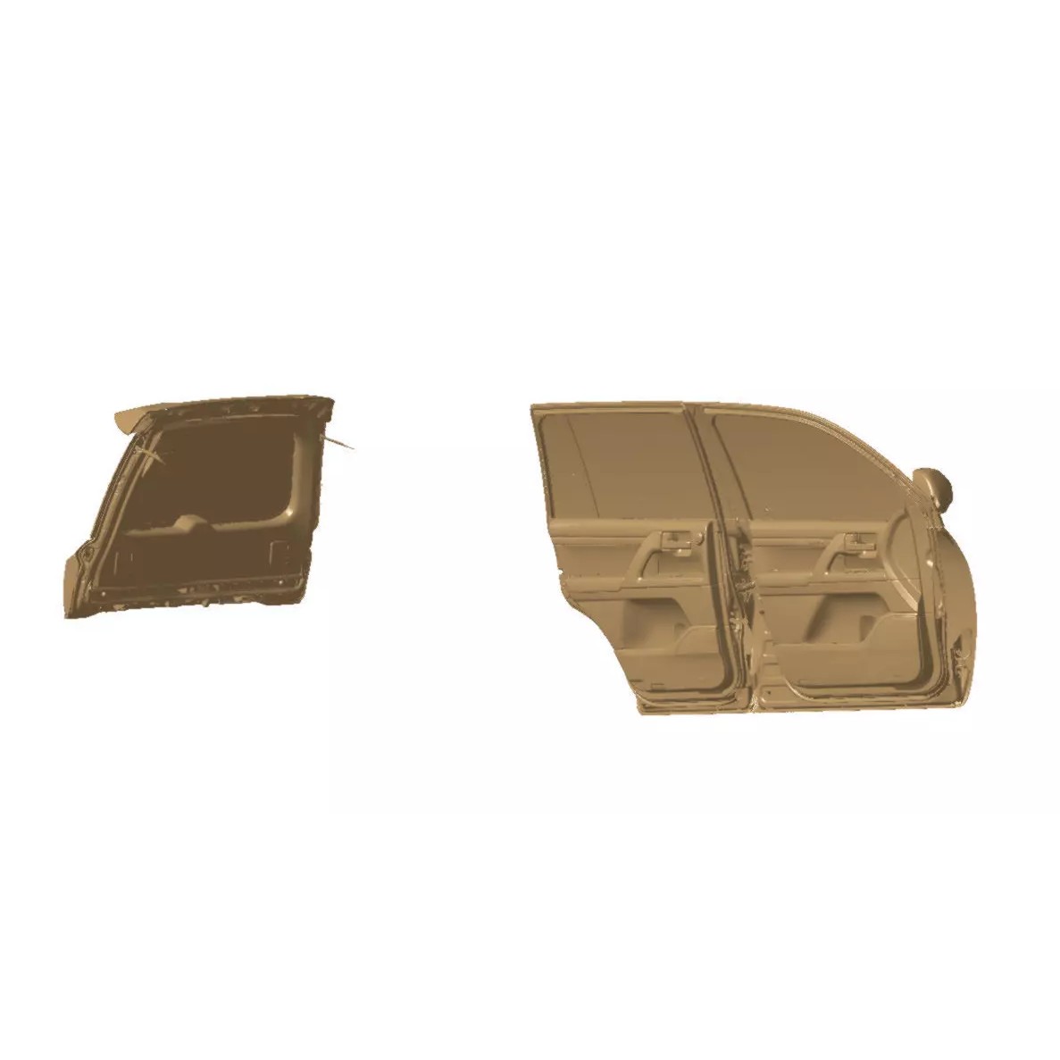 Toyota LC200 5700 VXR - Scanned 3D Model - View 7