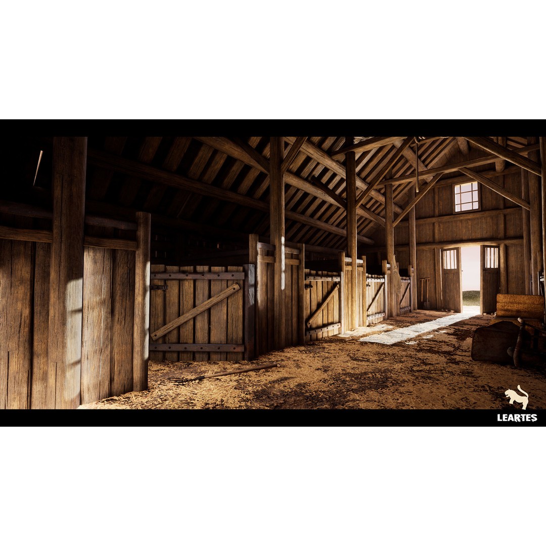 Medieval Environments 3D Model – Low Poly Bundle with 698 Unique Meshes