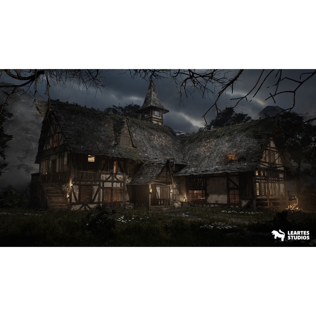Medieval Environments 3D Model – Low Poly Bundle with 698 Unique Meshes - View 12