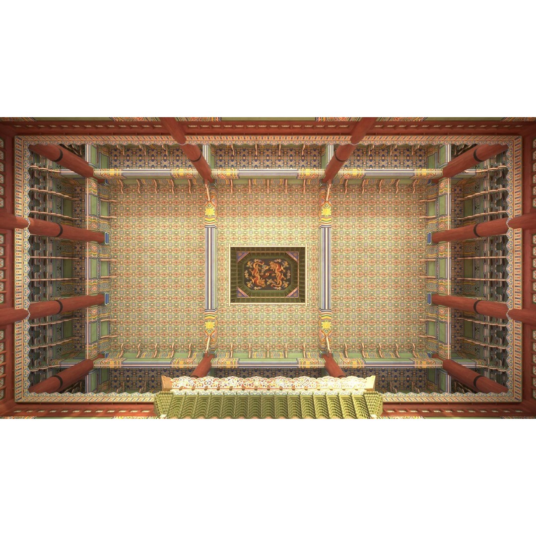 Gyeongbokgung Geunjeongjeon 3D Model – Historic Korean Palace, PBR Textures - View 13