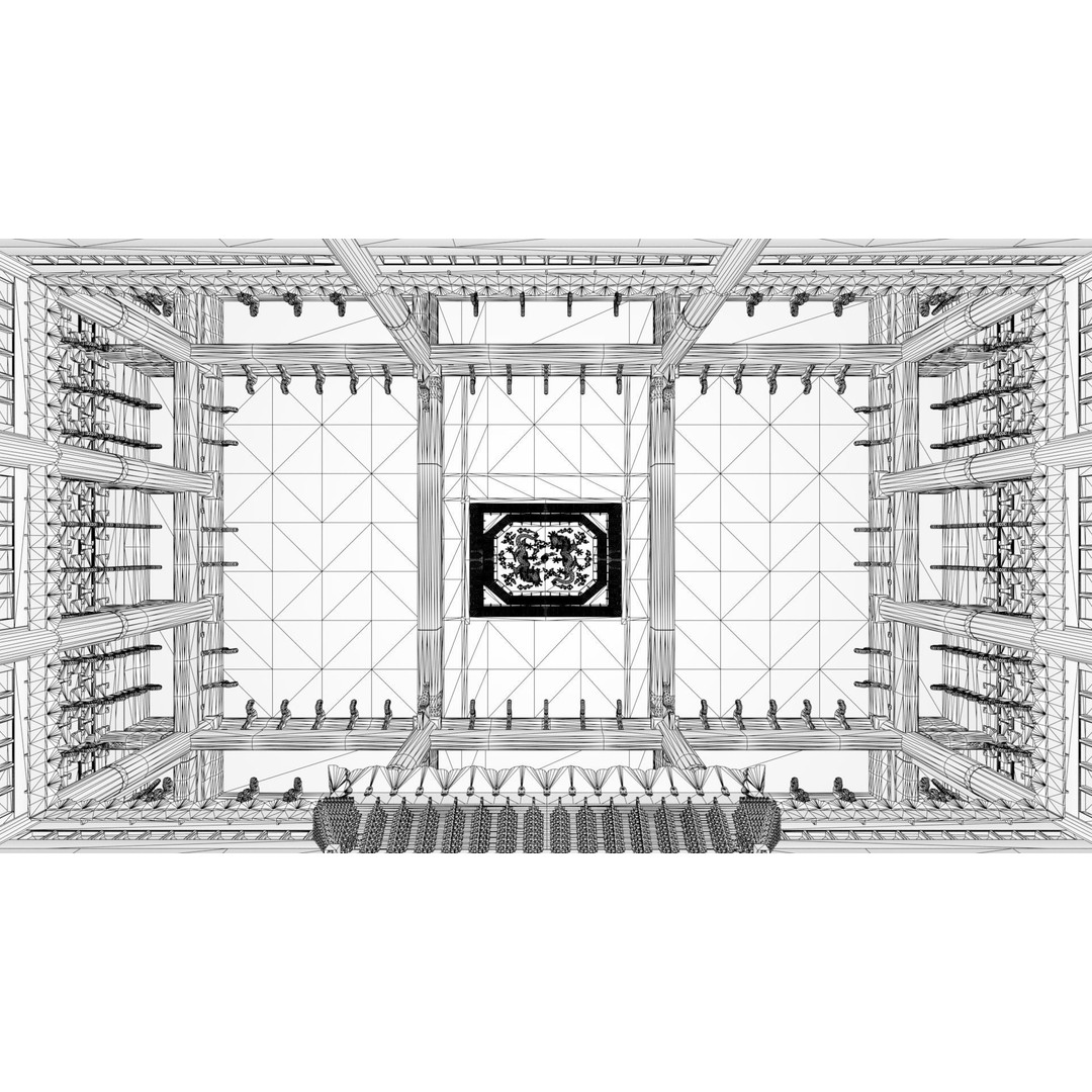 Gyeongbokgung Geunjeongjeon 3D Model – Historic Korean Palace, PBR Textures - View 14