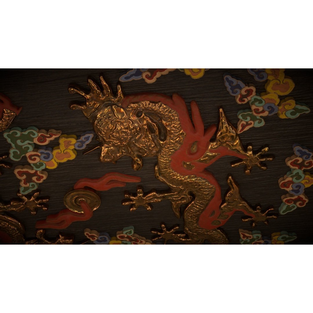 Gyeongbokgung Geunjeongjeon 3D Model – Historic Korean Palace, PBR Textures - View 16