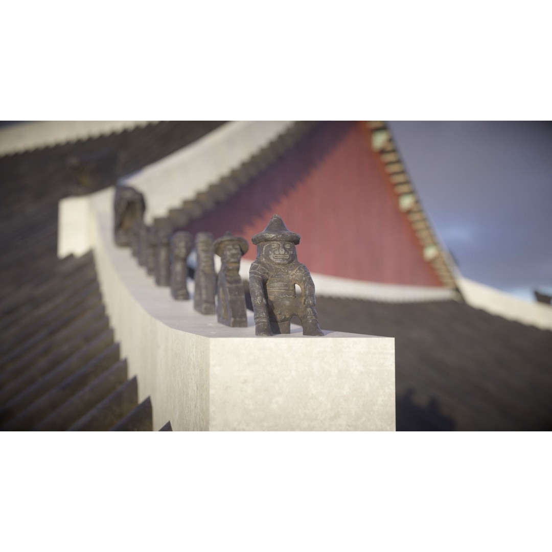 Gyeongbokgung Geunjeongjeon 3D Model – Historic Korean Palace, PBR Textures - View 19