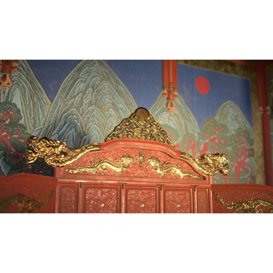 Gyeongbokgung Geunjeongjeon 3D Model – Historic Korean Palace, PBR Textures - View 7
