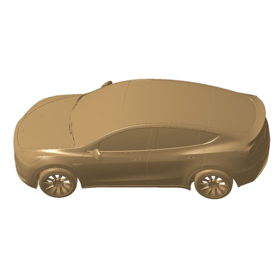 Tesla Model Y 3D Model – High Detail Scanned Vehicle, STL - View 15