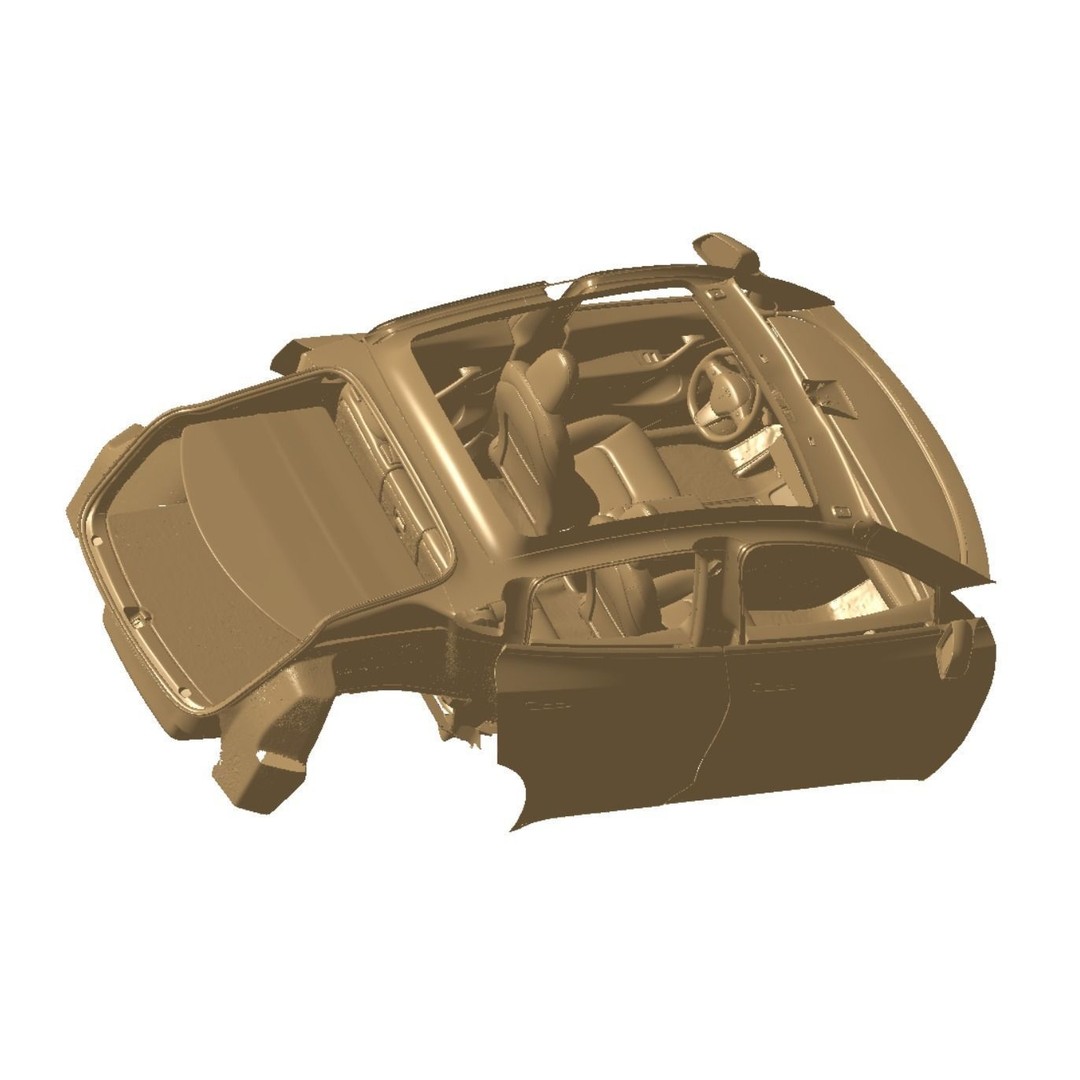 Tesla Model Y 3D Model – High Detail Scanned Vehicle, STL - View 22