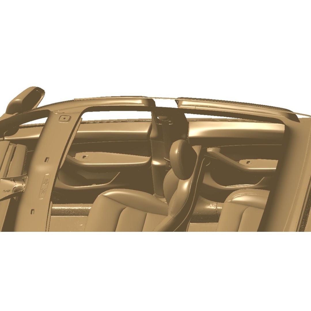 Tesla Model Y 3D Model – High Detail Scanned Vehicle, STL - View 24