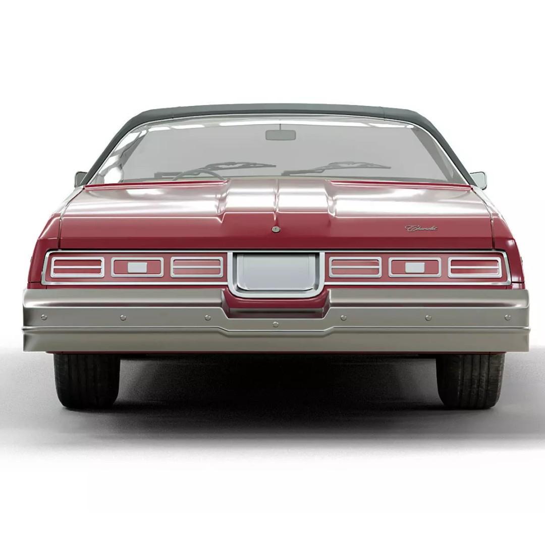 1976 Chevrolet Impala 3D Model – Low Poly Game Ready Asset, FBX - View 7