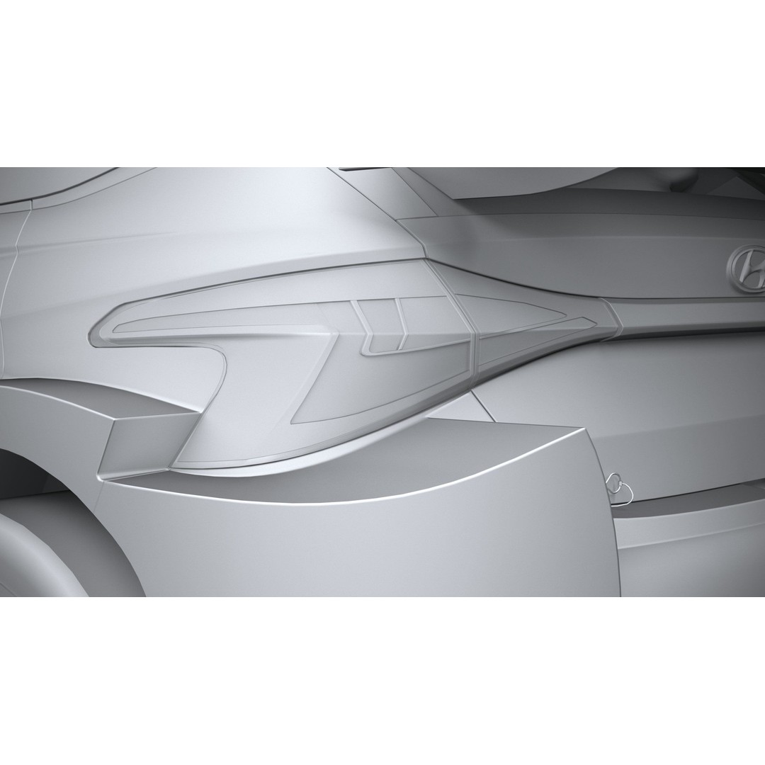 Hyundai i20 N WRC 2022 3D Model – Low Poly Racing Car, FBX, OBJ - View 26