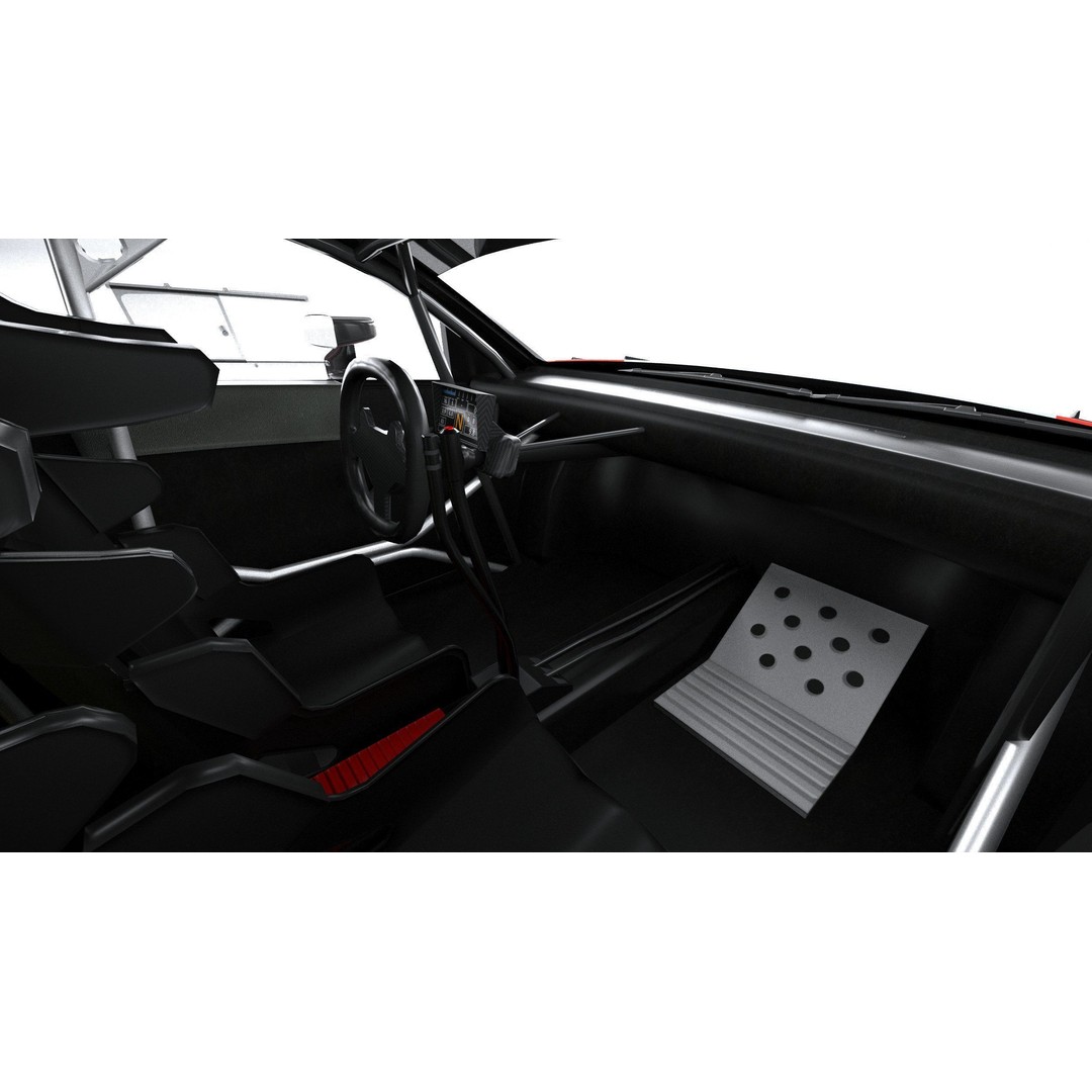 Hyundai i20 N WRC 2022 3D Model – Low Poly Racing Car, FBX, OBJ - View 28