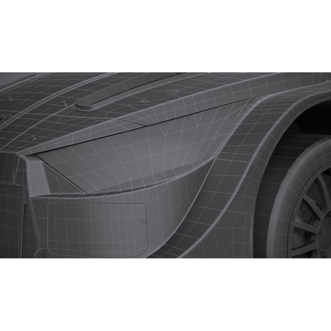 Hyundai i20 N WRC 2022 3D Model – Low Poly Racing Car, FBX, OBJ - View 36
