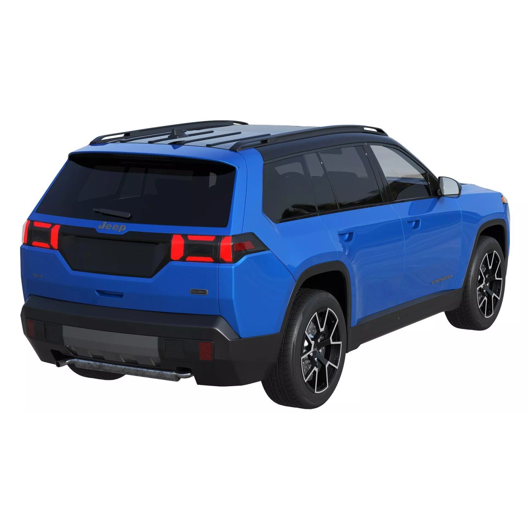 Jeep Cherokee 2026 3D Model – Midsize SUV with PBR Textures, FBX, OBJ - View 4