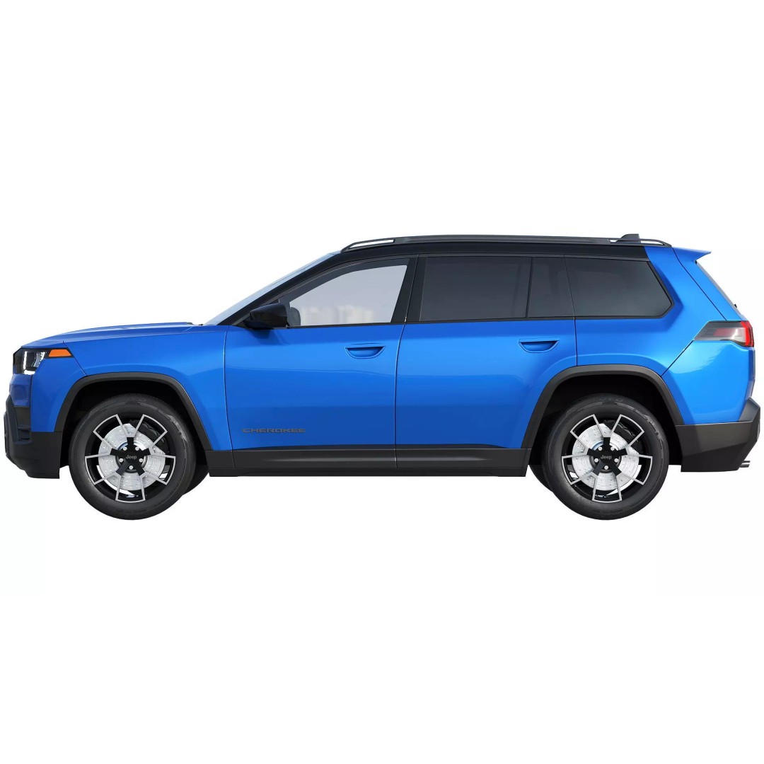 Jeep Cherokee 2026 3D Model – Midsize SUV with PBR Textures, FBX, OBJ - View 5