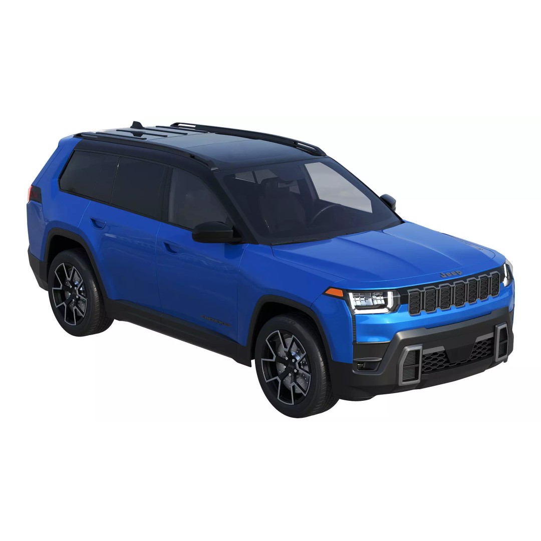 Jeep Cherokee 2026 3D Model – Midsize SUV with PBR Textures, FBX, OBJ - View 8