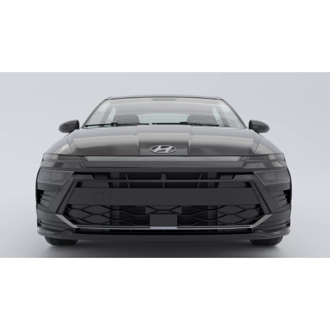 Hyundai Sonata 2023 N-Line 3D Model – Rigged Game-Ready Asset, FBX, OBJ - View 4