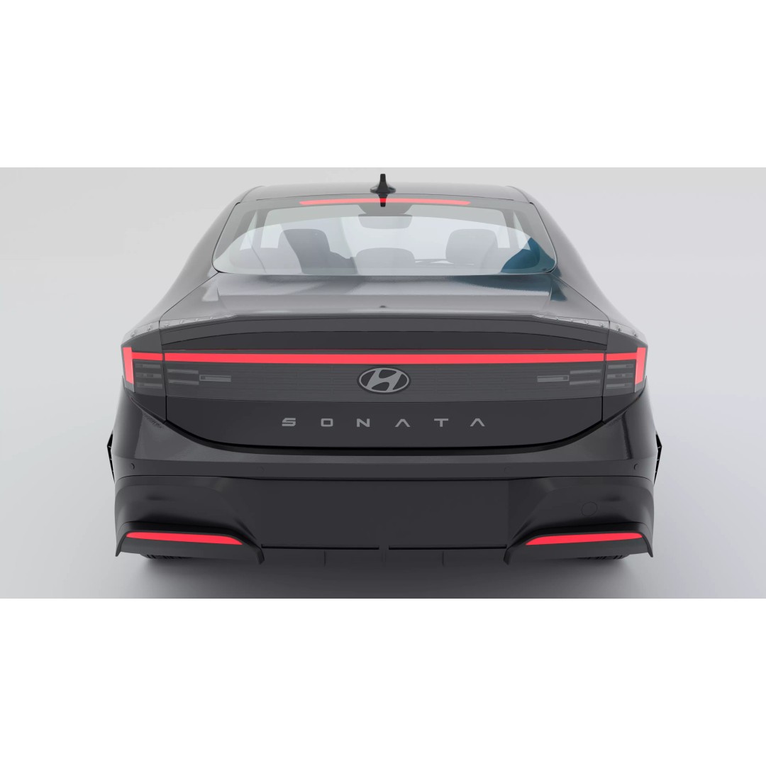 Hyundai Sonata 2023 N-Line 3D Model – Rigged Game-Ready Asset, FBX, OBJ - View 5