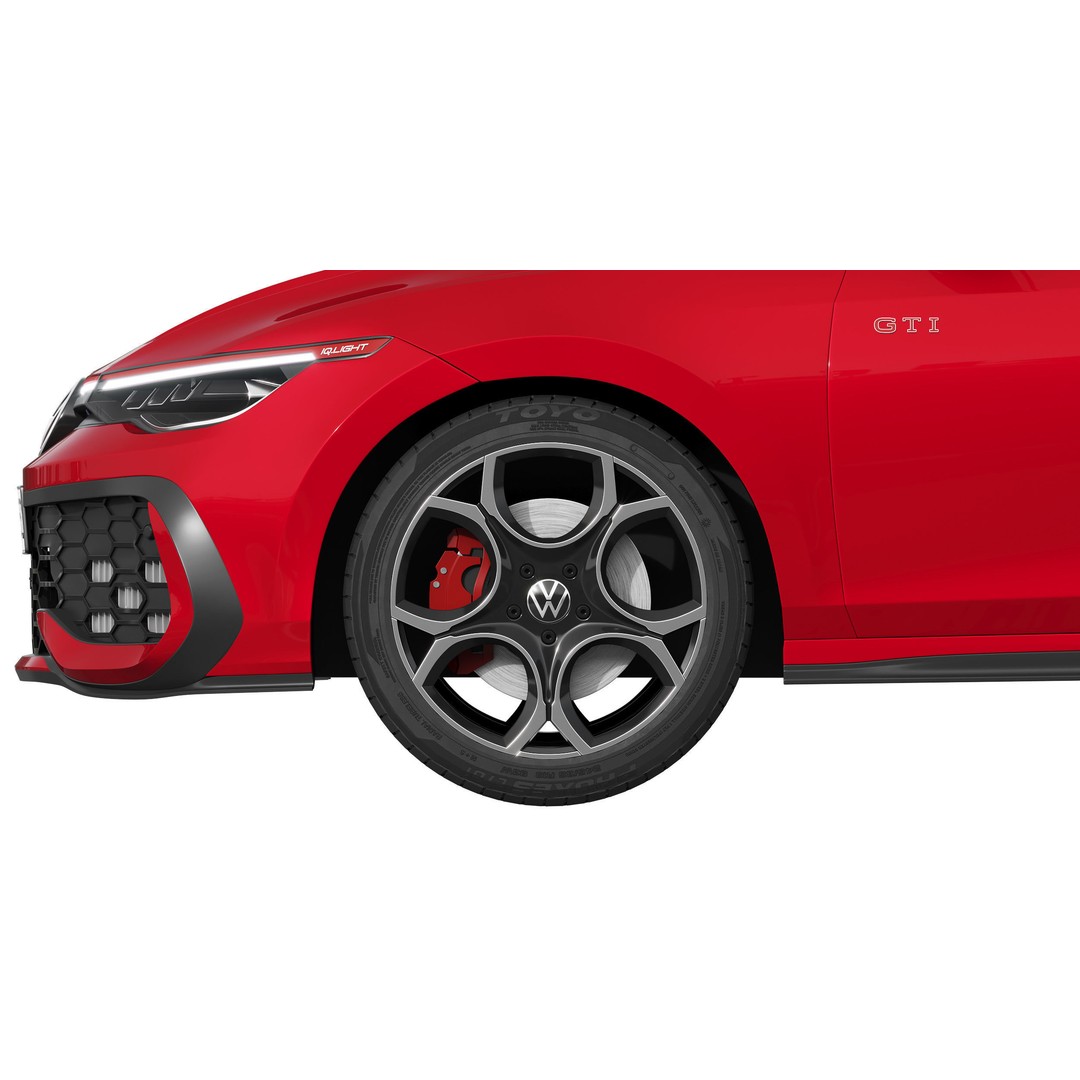 Volkswagen Golf GTI 2024 3D Model – High Poly Car Asset, FBX, OBJ - View 12