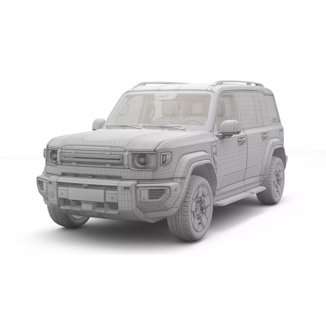 2026 Chery ICAUR V27 3D Model – SUV with Interior, PBR Textures - View 17