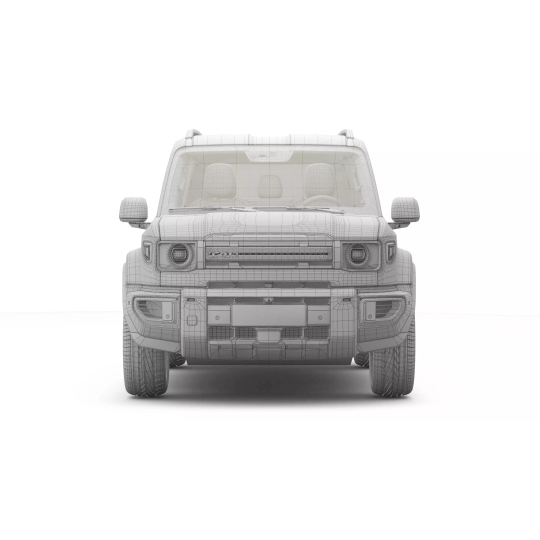 2026 Chery ICAUR V27 3D Model – SUV with Interior, PBR Textures - View 19