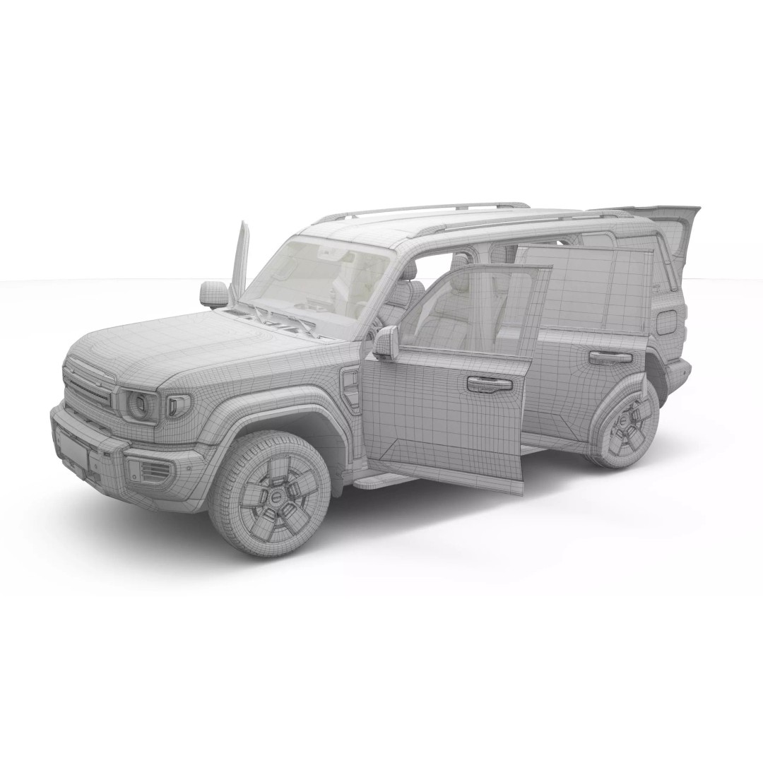 2026 Chery ICAUR V27 3D Model – SUV with Interior, PBR Textures - View 22