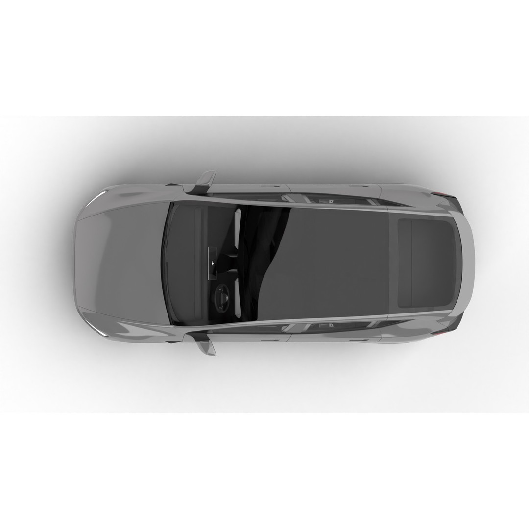 Tesla Model Y 3D Model – High Poly Rigged Asset, FBX, Blender - View 10