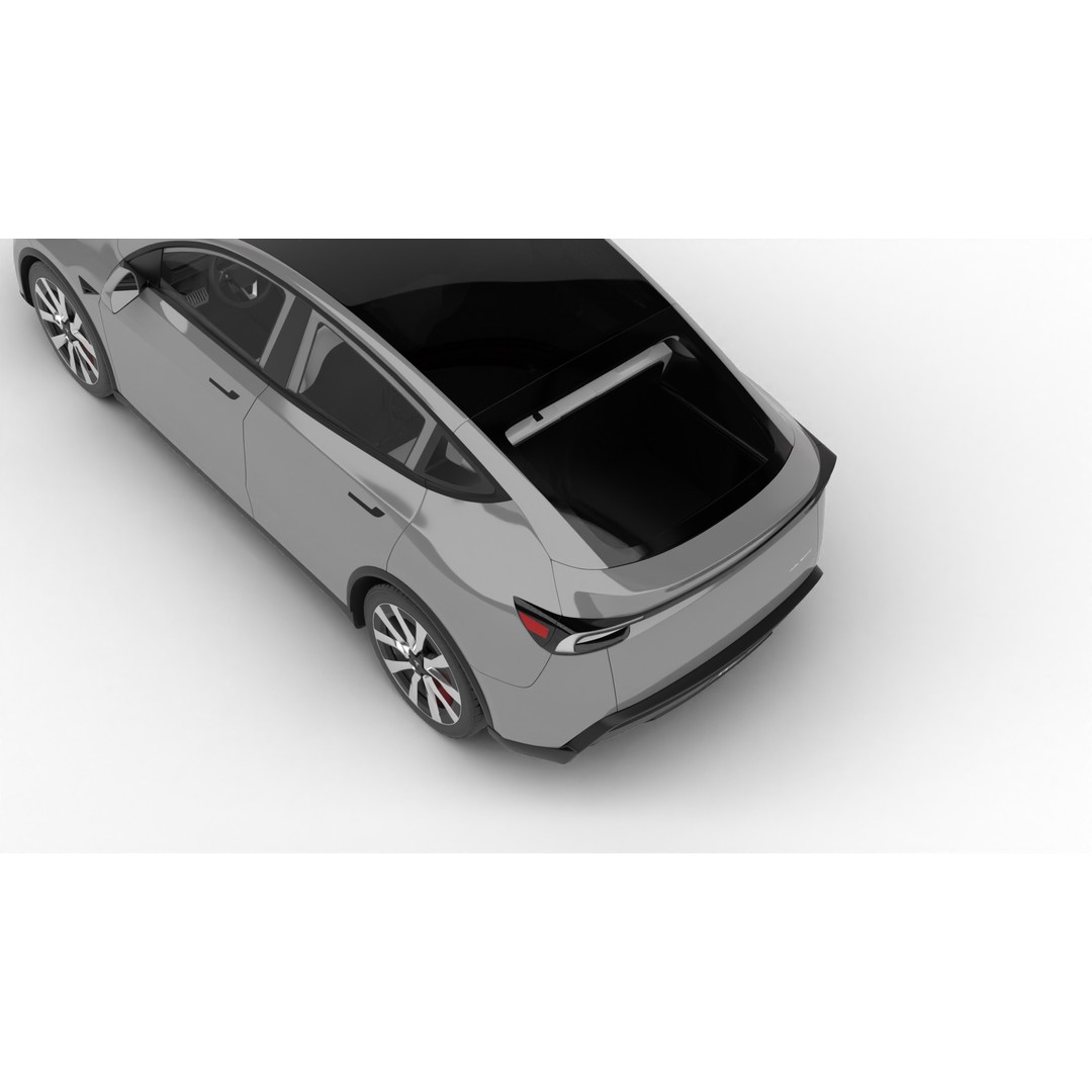 Tesla Model Y 3D Model – High Poly Rigged Asset, FBX, Blender - View 12