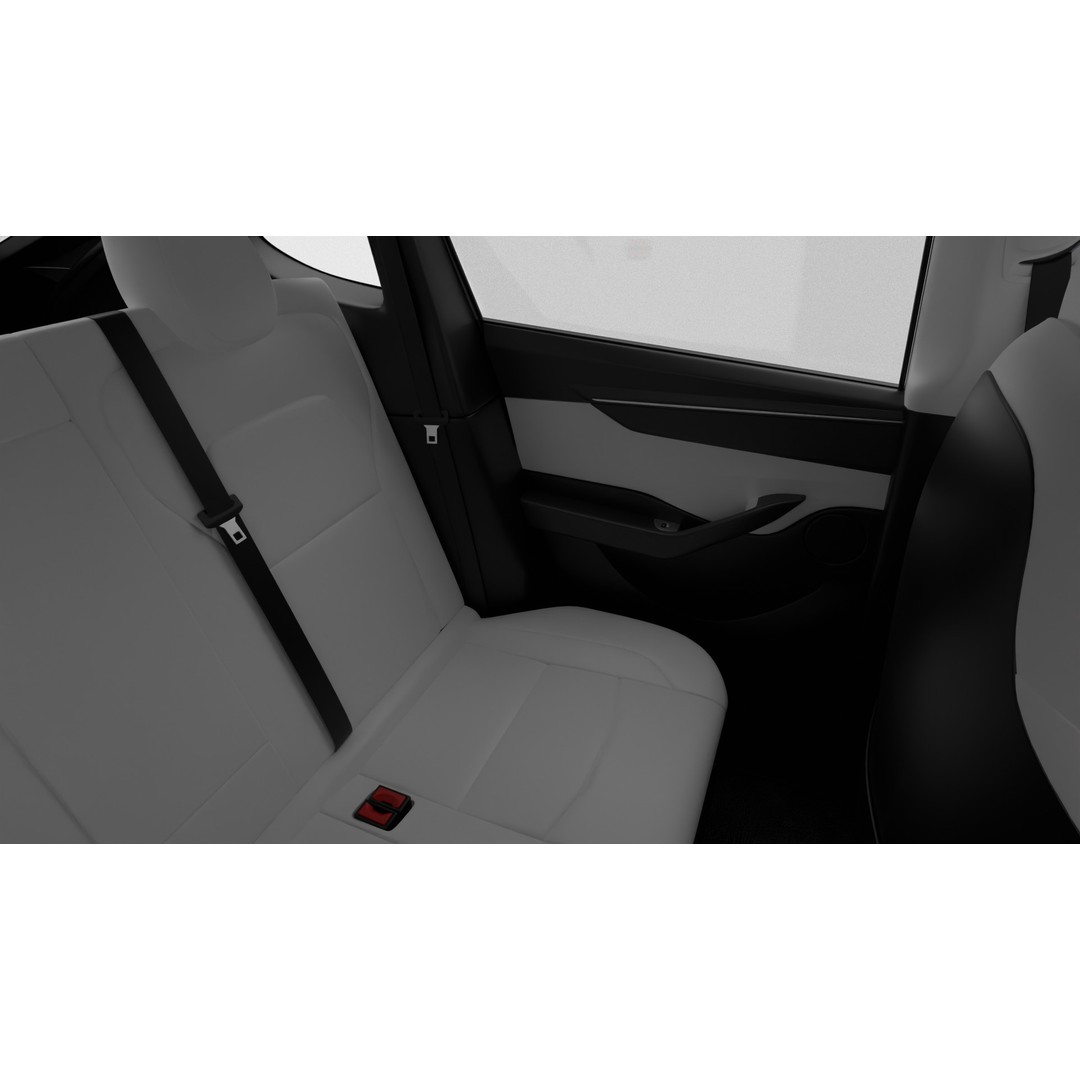 Tesla Model Y 3D Model – High Poly Rigged Asset, FBX, Blender - View 13