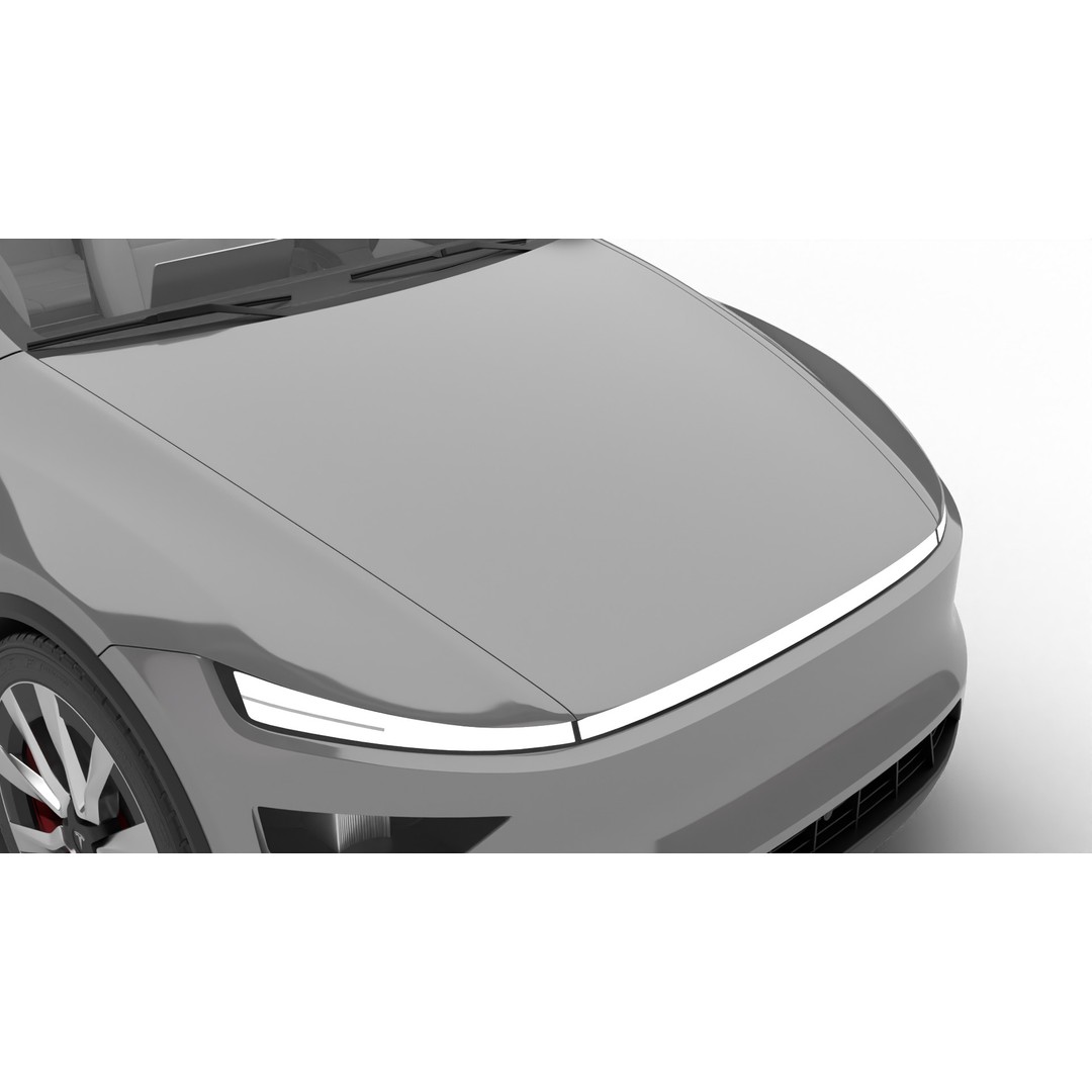 Tesla Model Y 3D Model – High Poly Rigged Asset, FBX, Blender - View 14