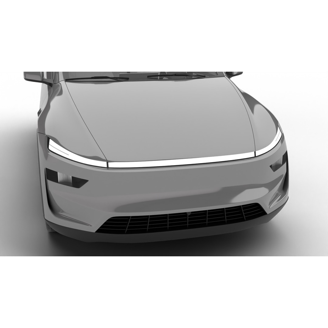 Tesla Model Y 3D Model – High Poly Rigged Asset, FBX, Blender - View 17