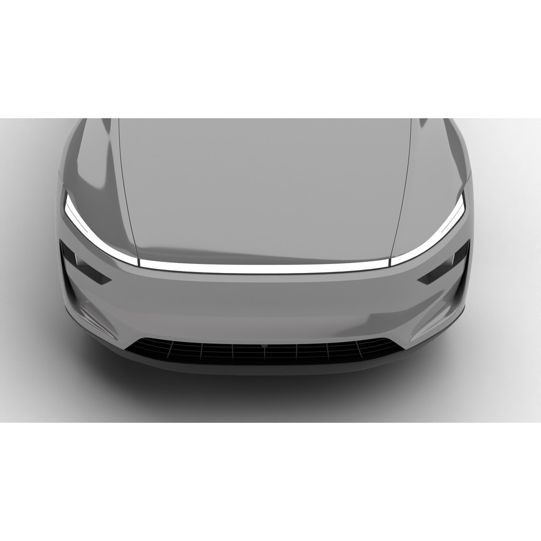 Tesla Model Y 3D Model – High Poly Rigged Asset, FBX, Blender - View 19