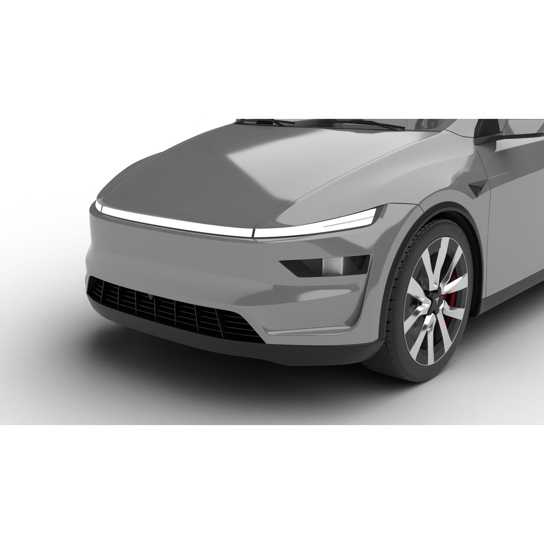 Tesla Model Y 3D Model – High Poly Rigged Asset, FBX, Blender - View 26