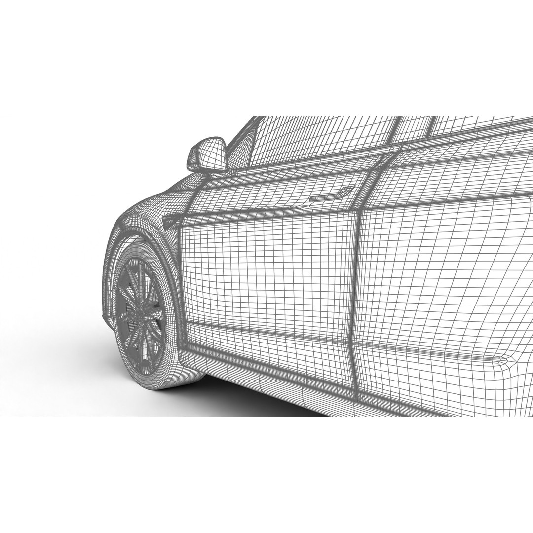 Tesla Model Y 3D Model – High Poly Rigged Asset, FBX, Blender - View 32