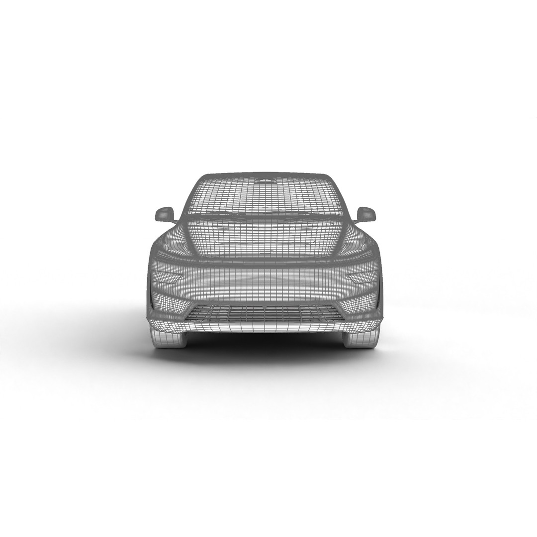 Tesla Model Y 3D Model – High Poly Rigged Asset, FBX, Blender - View 33