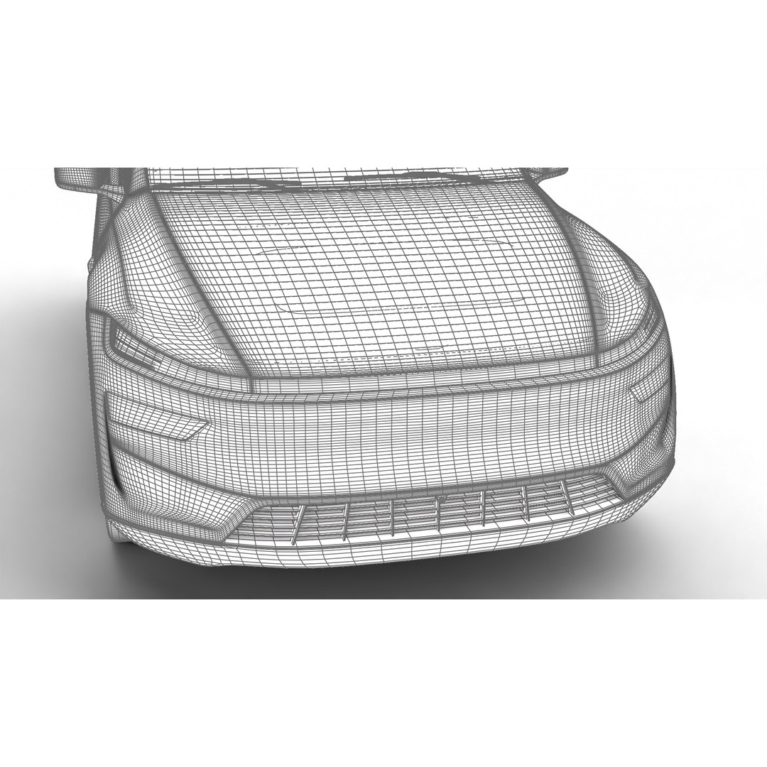 Tesla Model Y 3D Model – High Poly Rigged Asset, FBX, Blender - View 40
