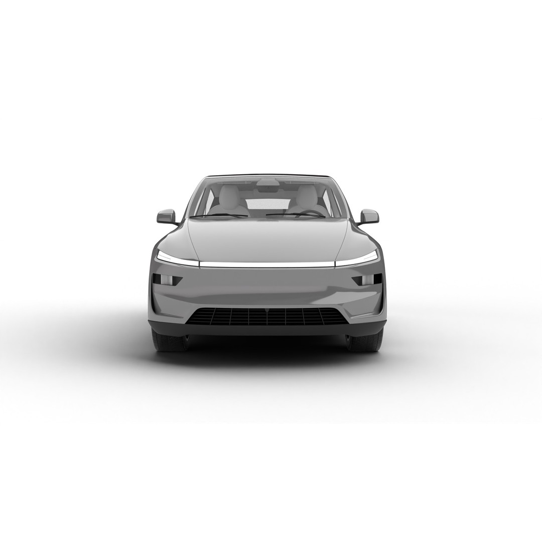 Tesla Model Y 3D Model – High Poly Rigged Asset, FBX, Blender - View 8