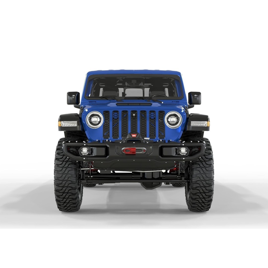 Jeep Gladiator 2021 Pro Edition 3D Model – High Poly Offroad Asset, FBX, OBJ, Blender - View 6