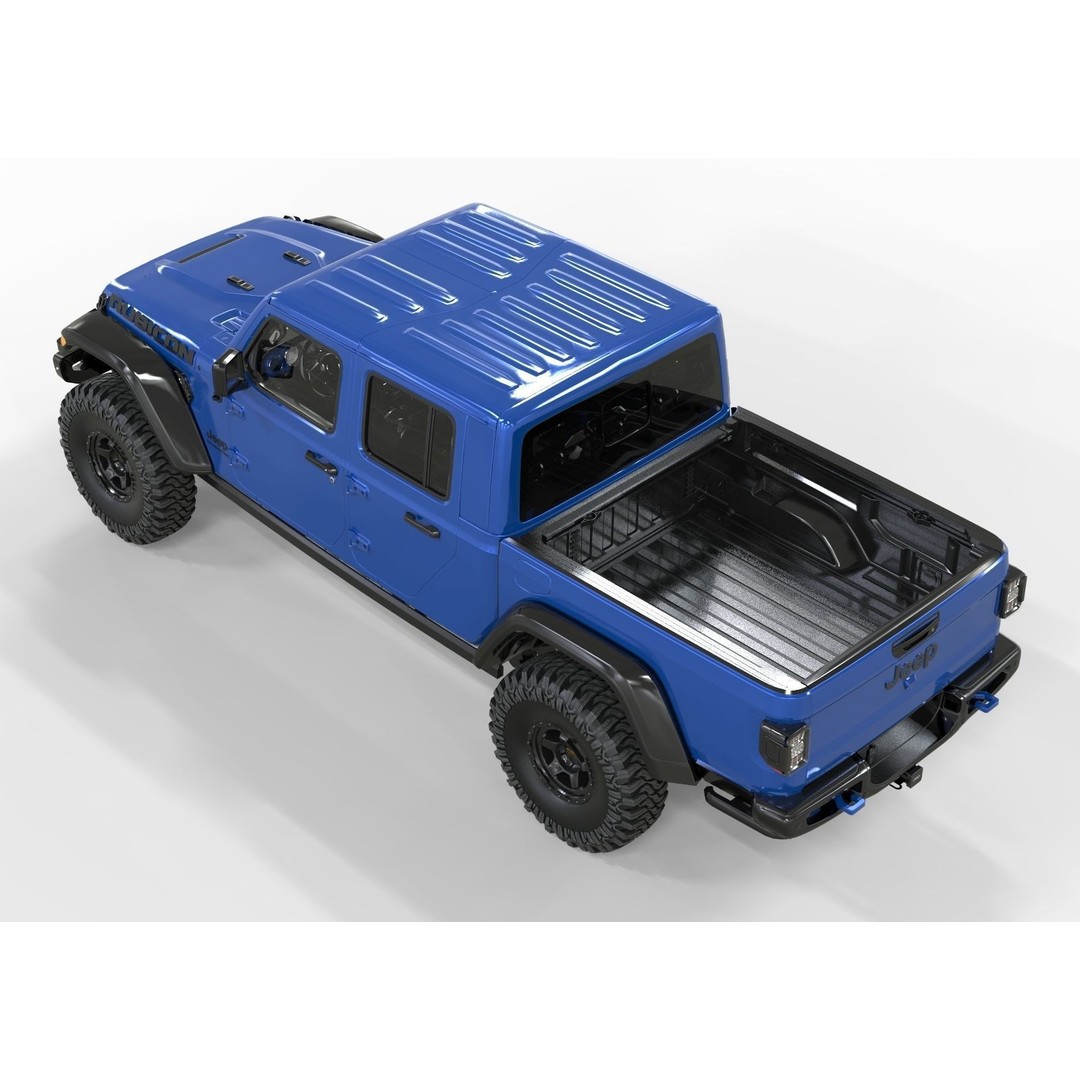Jeep Gladiator 2021 Pro Edition 3D Model – High Poly Offroad Asset, FBX, OBJ, Blender - View 7