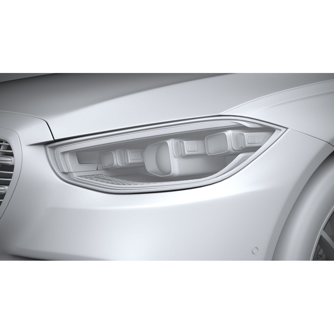Mercedes-Benz S-Class AMG 2021 3D Model – High Poly Luxury Car, FBX, OBJ - View 29