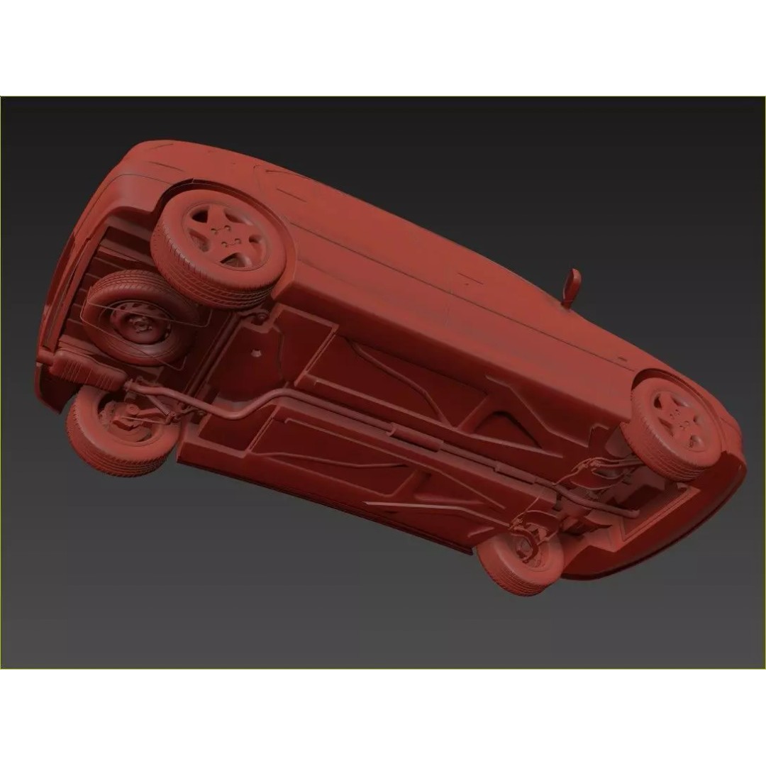 Peugeot 306 Mk2 Hatchback 3D Model – High Poly Game Asset, FBX, OBJ