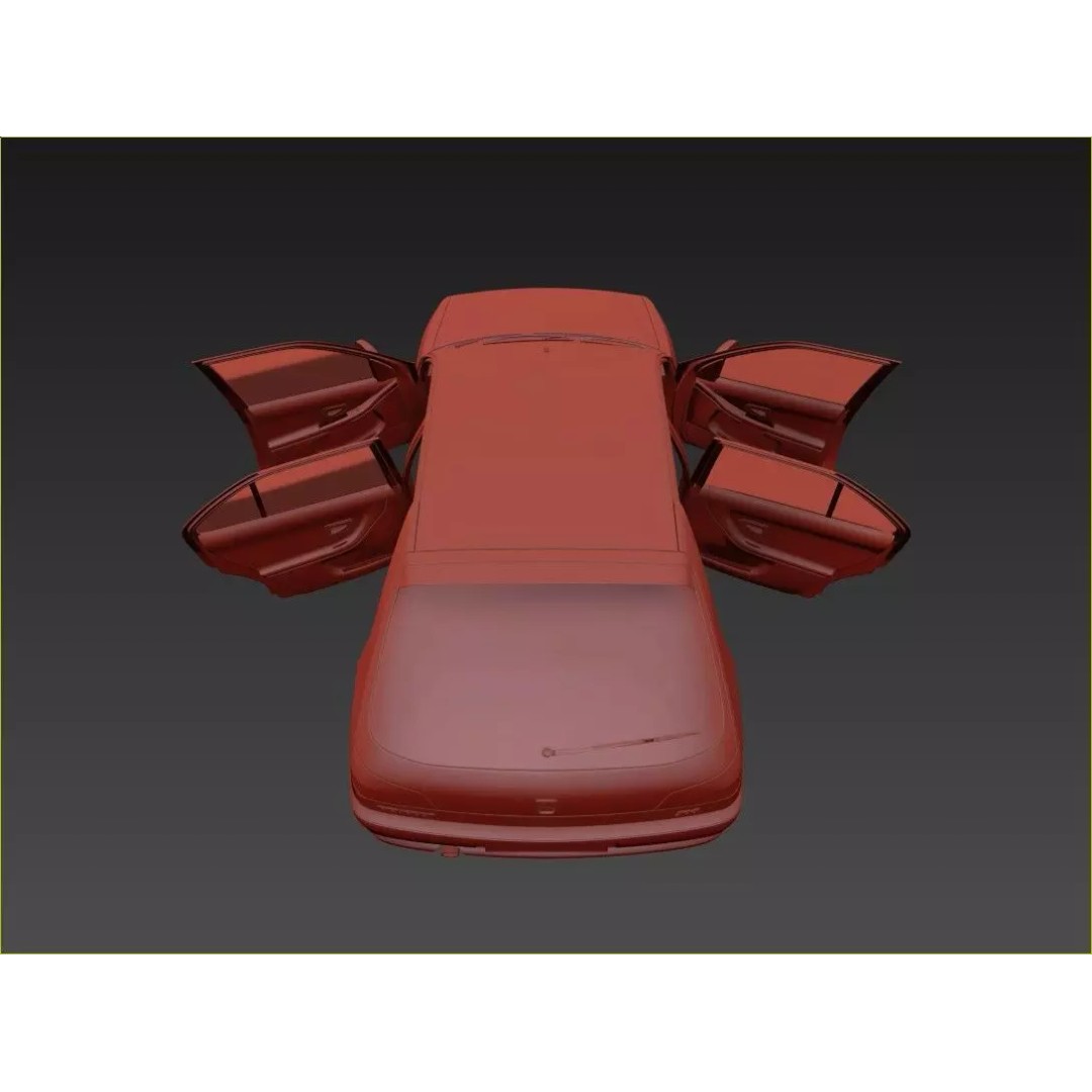 Peugeot 306 Mk2 Hatchback 3D Model – High Poly Game Asset, FBX, OBJ - View 15