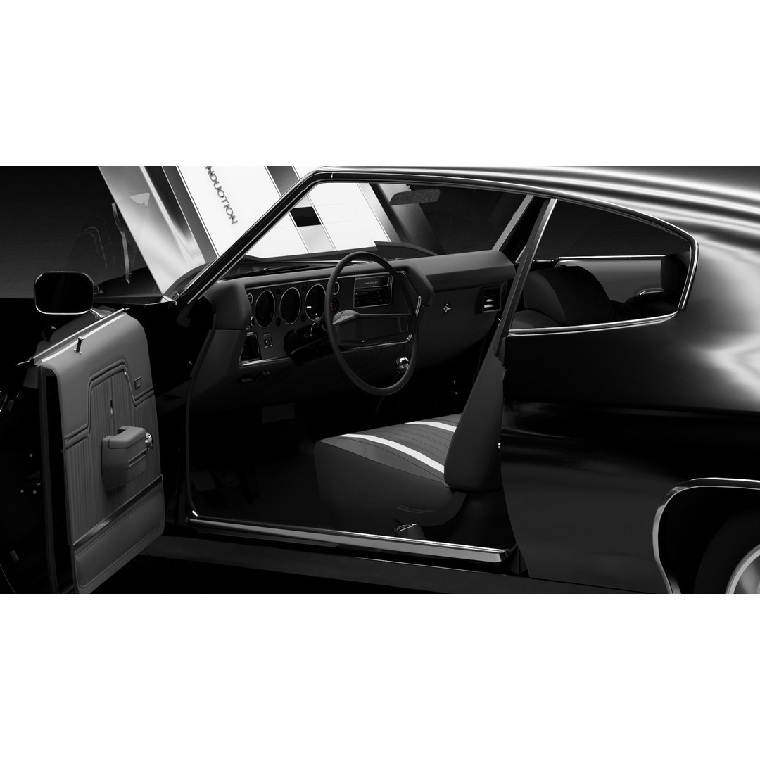 Chevrolet Chevelle SS 3D Model – High-Fidelity Vehicle Asset, FBX - View 5