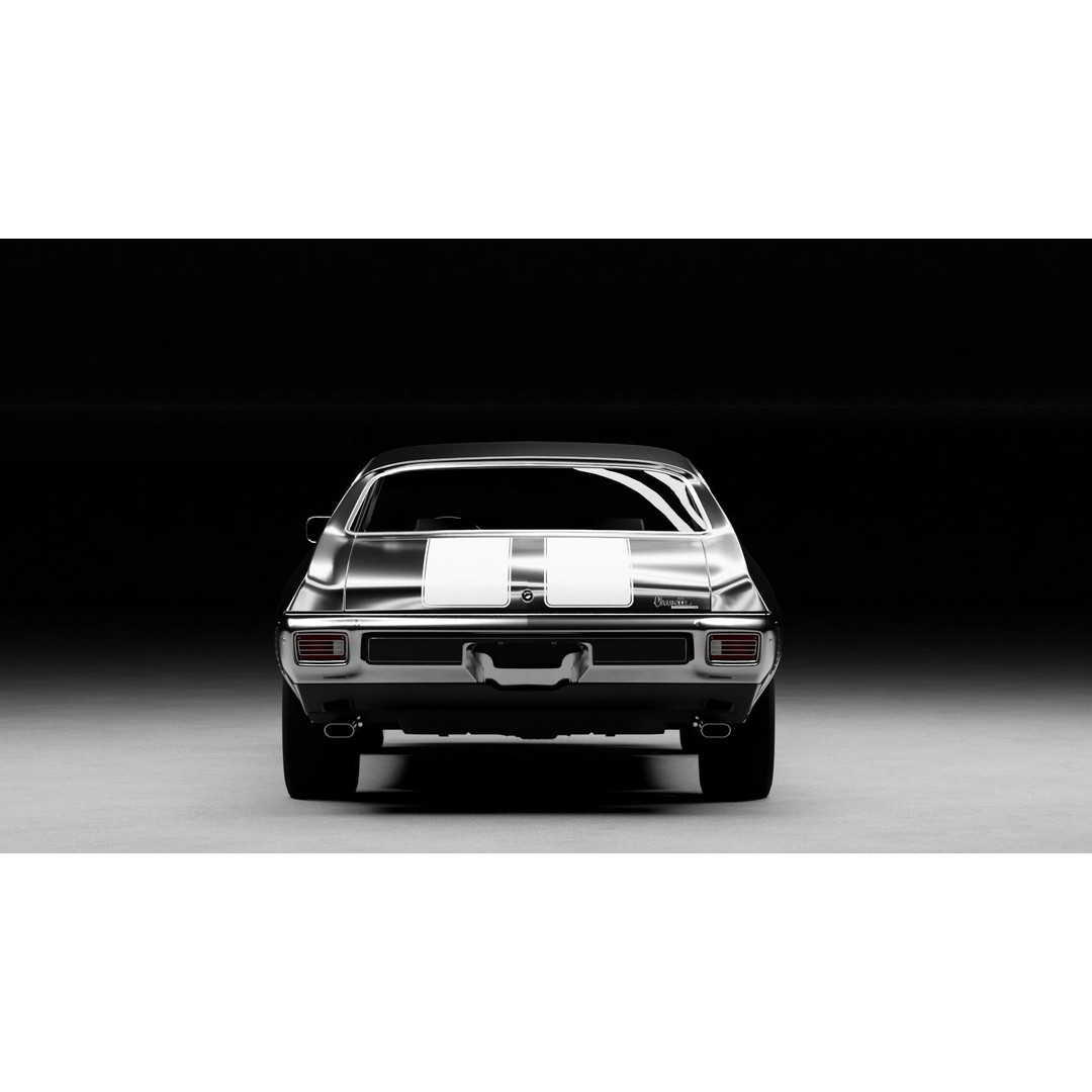 Chevrolet Chevelle SS 3D Model – High-Fidelity Vehicle Asset, FBX - View 8