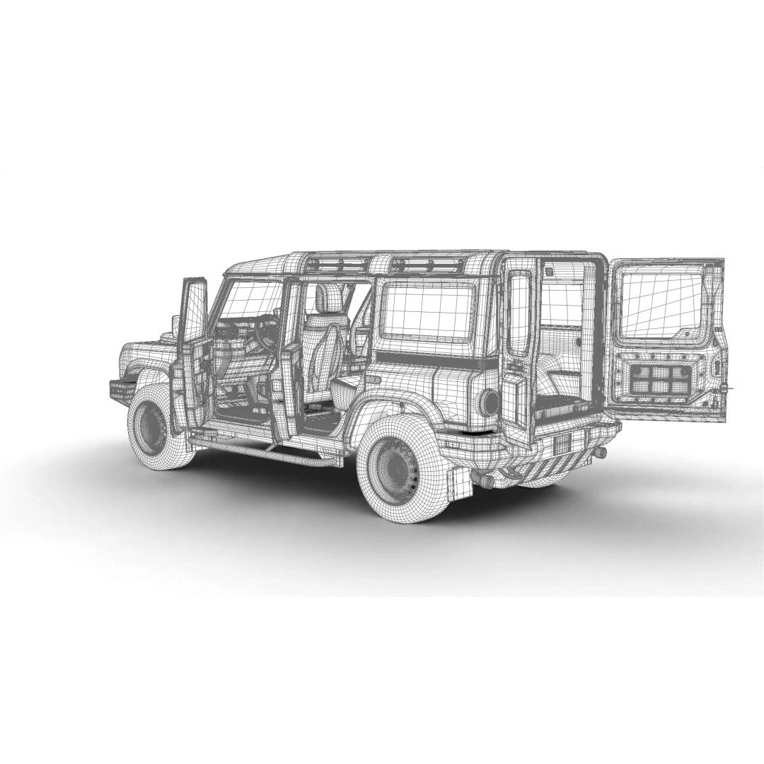 Ineos Grenadier 2024 3D Model – High Poly SUV Asset, Rigged, PBR - View 30
