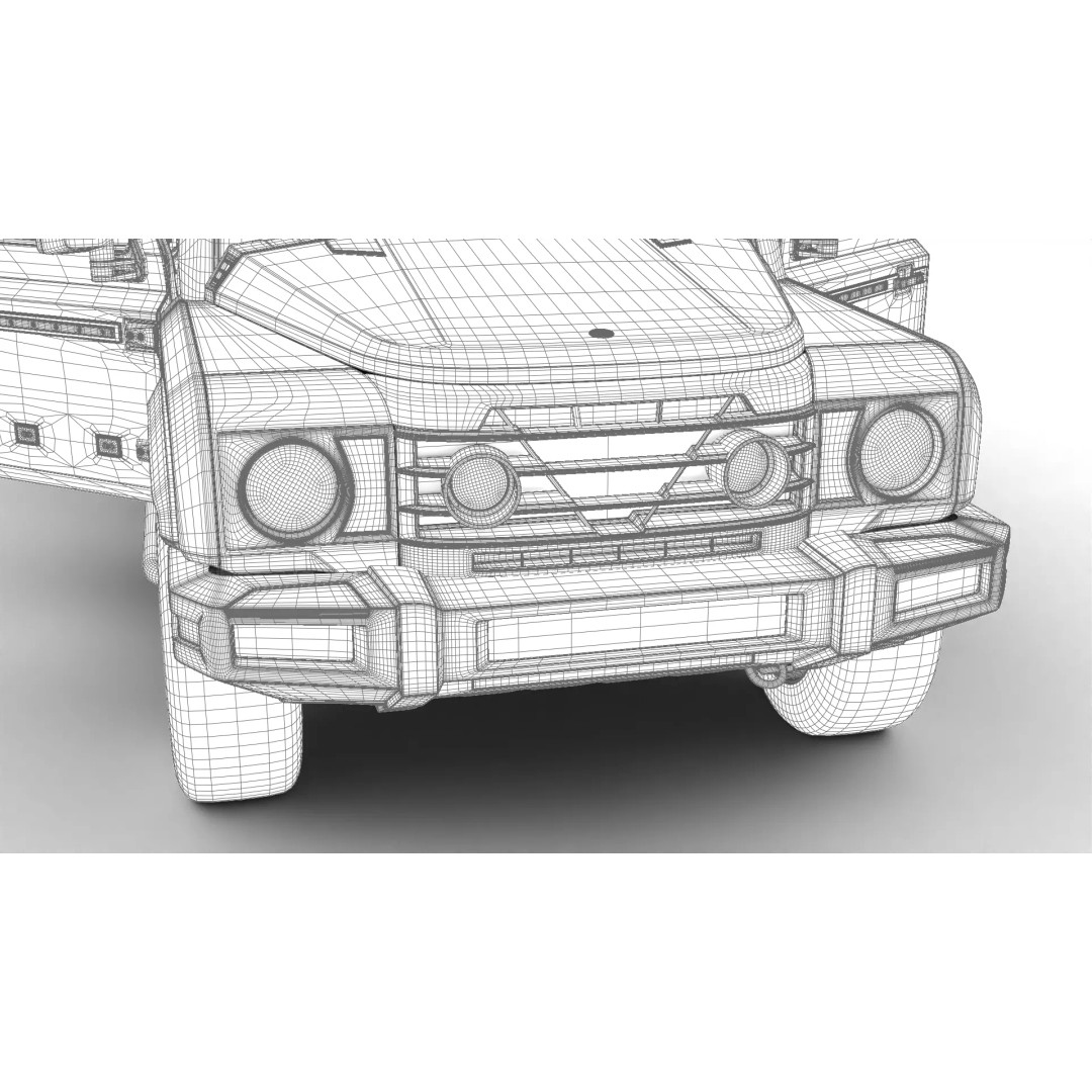 Ineos Grenadier 2024 3D Model – High Poly SUV Asset, Rigged, PBR - View 35