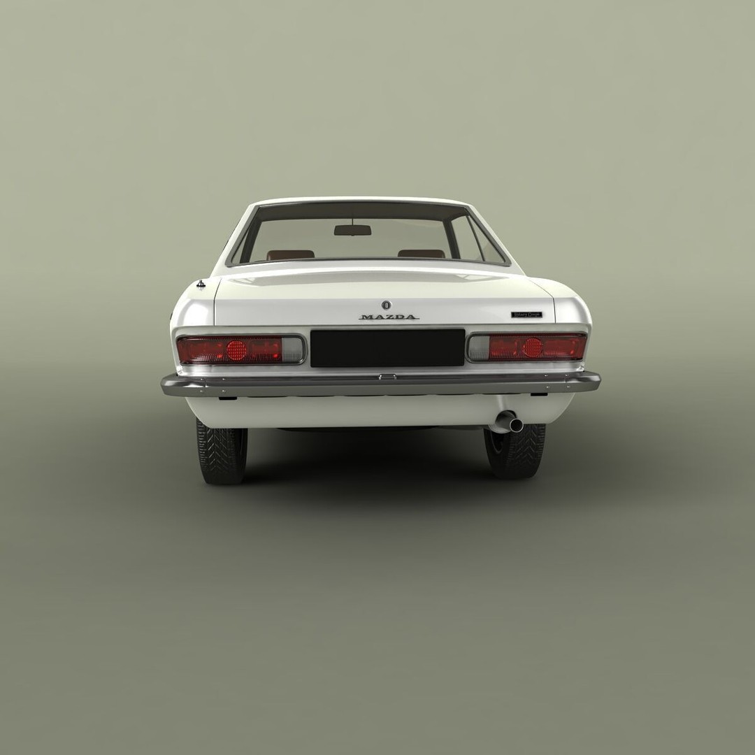 Mazda Luce R130 Coupe 3D Model – High Poly Antique Car Asset, FBX - View 5