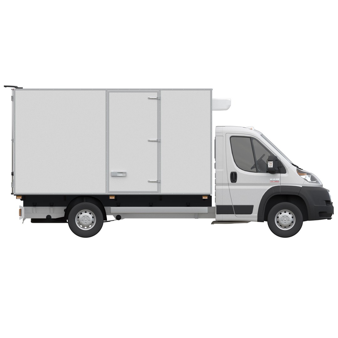 RAM PROMASTER Chassis Cab 3D Model – Detailed Truck Asset, FBX, OBJ - View 11